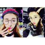 穿搭不可少飾品眼鏡【防護兼造型時尚媽媽少女大童系列】四季好搭配件不可少~明星款,金屬眼鏡框造型眼鏡/大框圓形眼鏡/時尚精品